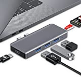 Hub USB C pour MacBook, 6 en 2 Mini USB C avec port Thunderbolt 3 USB C (100 W Power ...