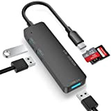 Hub USB multiport 5 en 1 avec Ports USB 3.0 et 2.0, Lecteur de Carte Micro SD + Lecteur de ...
