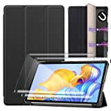 HYMY pour Tablet Honor Pad 8 Coque + 2 x Film Protection Honor Pad 8 Verre Trempé Flip Case Cover ...