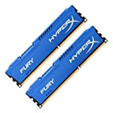 HyperX FURY Blue 16 Go Kit (2 x 8 Go), DDR3, 1600 MHz (PC3–12800), CL10, DIMM de mémoire