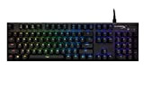 HyperX HX-KB1SS2-US Alloy FPS RGB - Clavier mécanique pour Gaming, Kailh Silver Speed Switches (US layout) (Reconditionné)