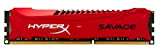 HyperX HX316C9SR/4 Savage 1600MHz DDR3 CL9 DIMM XMP 4Go Rouge