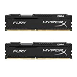 HyperX - HX424C15FB2K2/16 - FURY DDR4 16Go (Kit 2x8Go), 2400MHz CL15 DIMM XMP - Noir