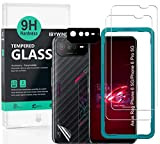 Ibywind Verre Trempé compatible avec Asus Rog Phone 6 5G/Phone 6 Pro 5G 6,78",vec Protecteur d'objectif de en métal,sans bulles