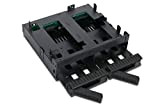 Icy Dock ExpressCage MB732SPO-B Backplane Cage Rack Amovible pour 2 x 2.5 HDD/SSD SATA/SAS & Plateau Ultra Slim/Slim Odd pour ...