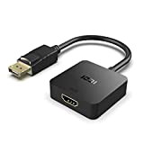 ICZI Adaptateur Actif DisplayPort (DP) vers HDMI 4K 60Hz, Convertisseur Actif DP vers HDMI 2.0 avec Plaqués Or pour Laptop, ...