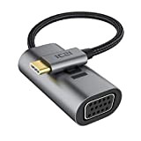 ICZI Adaptateur USB Type C vers VGA, Thunderbolt 3 vers VGA Convertisseur 1080P 60hz Convient pour Mac Mini, iPad Pro ...