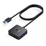 ICZI Hub USB 3.0 4 Ports avec Câble étendu 1,2M, Transfert de données 5Gbps Data Hub pour MacBook Pro/Air, Mac ...