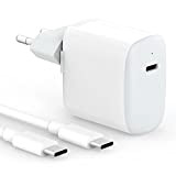 IFEART Chargeur USB C 30W pour MacBook Air 13 Pouces, 12 Pouces, iPad Pro 12.9/11 Pouces 2021/2020/ 2018, iPad Air ...