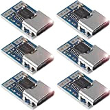 iHaospace Lot de 6 modules de déclenchement PDC004-PD PD, USB-C, PD 12 V CC, tension fixe, entrée femelle 5 A ...