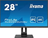 iiyama Prolite XUB2893UHSU-B1 Écran LED 4K UHD (HDMI, DisplayPort, 2 x USB 3.0, 2 x USB 2.0) Ultra Fin, Hauteur ...
