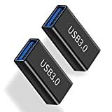 iJiZuo Adaptateur USB Femelle à Femelle, Paquet de 2, Connecteur D'extension Adaptateur 3.0 USB, pour Connecter Deux Extrémités Mâles USB, ...