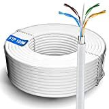 ikbc Cable Ethernet 100m Exterieur | FTP 23AWG Blindé Gigabit Câble Réseau Anti-brouillage Résistant aux Intempéries | Cat 6, CCA, ...