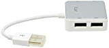iLuv ICB709WHT Concentrateur USB 4 Ports Blanc
