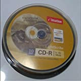 Imation CD-R 52x 700MB LightScribe (10) CD-RW 10 pièce(s) - CD-RW Vierges (CD-RW, 700 Mo, 10 pièce(s), 120 mm, 80 ...