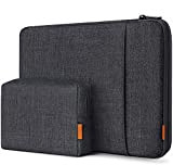 Inateck Housse 360° Protection 14 Pouces Ordinateur Portable Compatible avec Chromebook Ultrabook Notebook 14 – Noir Gris