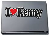 INDIGOS UG – Autocollant – I Love Heart Decal Sticker pour ordinateur portable 210 mm – Ich Liebe – I ...