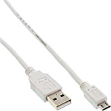 InLine 1.5m USB 2.0 A-microB m/m câble USB 1,5 m USB A Micro-USB B Blanc - Câbles USB (1,5 m, ...