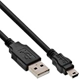 InLine 1m USB 2.0 1m USB A Mini-USB B Noir câble USB