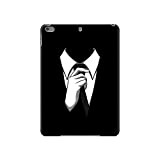 Innovedesire Anonymous Man in Black Suit Tablet Etui Coque Housse pour iPad Air 3, iPad Pro 10.5, iPad 10.2 (2019,2020)