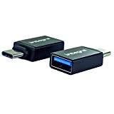 Integral Adaptateur USB Type-A vers USB Type-C pack de 2 compatible avec les dernières générations de périphériques USB-C, Smartphones, Tablettes ...