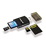 Integral Memory Lecteur de Cartes SD et Micro SD UHS-II USB 3.0 Adaptateur de Carte mémoire INCRUSB3.0SDMSDU2 Noir
