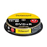 Intenso DVD+R Capacité 8,5 Go Double couche Vitesse 8x Imprimable Lot de 10 (Import Allemagne)