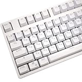 IRYNA Lot de 104 capuchons de clavier de jeu OEM ABS russe coréen rétro-éclairé pour clavier mécanique RVB cadeau bricolage ...