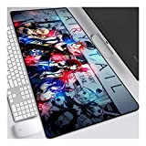 ITBT Fairy Tail Tapis de Souris Gaming XXL, 900x400mm, Anime Mouse Pad - Surface spéciale améliore la Vitesse et la ...