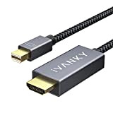 iVANKY Câble Mini DisplayPort vers HDMI, câble Mini DP/Thunderbolt vers HDMI, pour MacBook Air/Pro, Microsoft Surface Pro, iMac, Lenovo thinkpad,écran, ...