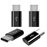 iZhuoKe 4 Pièces USB C Adaptateur,Adaptateur USB C vers Micro USB Connecteur Type C Male vers Micro USB Femelle,Adaptateur Micro ...
