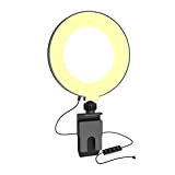 Jabey Trousse de Lampe à Del, Kit de Lampe à LED Ring Light Clip sur la lumière d'ordinateur Portable pour ...