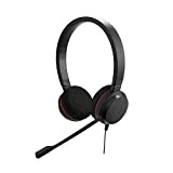 Jabra Evolve 20 SE Stereo Headset - Écouteurs Certifiés Microsoft Teams pour Softphone VoIP avec Suppression Passive du Bruit - ...