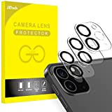 JETech Protection Objectif Caméra Arrière pour iPad Pro 11 Pouces/12,9 Pouces (2022/2021/2020), Verre Trempé Transparent HD Anti-Rayures, Couverture Complète, Installation ...