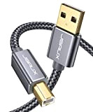 JSAUX Cable Imprimante USB [2M] Câble USB A vers USB B Imprimante Câble Type B pour imprimante HP, Canon, Dell, ...