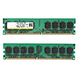 Kafuty 1GB 533MHZ Module de Mémoire DDR2 1.8V 240PIN 1GB RAM Assure Transmission de Données Stable et Rapide pour Ordinateur ...