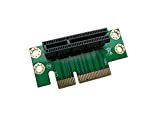 KALEA-INFORMATIQUE © - Adaptateur Riser à 90° pour fente PCIe - PCI EXPRESS 4x