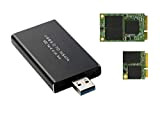KALEA INFORMATIQUE © - Boitier mSATA vers USB3 (USB 3.0 SUPERSPEED) - Format Compact - pour SSD de Type mSATA ...