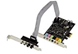 KALEA INFORMATIQUE Carte Contrôleur PCIe (PCI Express) - Son 7.1 CANAUX - CHIPSET CMEDIA Oxygen CM8828 / CM9882A - avec ...