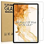 KATUMO Verre Trempé pour Samsung Galaxy Tab S7 FE/Tab S8 Plus/Tab S7 Plus 12.4 Pouces, Protection Écran Galaxy Tab S7 ...