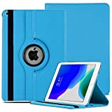 KAV Étui à Rabat en Cuir pour Apple iPad 9ème Génération 10.2" 2021 - Rotatif à 360°, Léger, Fin et ...