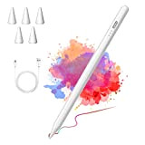KBCASE Stylet iPad Pen pour iPad 10/iPad 9, iPad 2018-2022, avec Rejection de la Paume, Livré avec 5 Embouts de ...