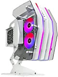 KEDIERS C580 Premium Boitier PC Gamer - Boitier de Jeu PC en Verre trempé Tour ATX（avec 2 Panneaux Lumineux RGB） ...