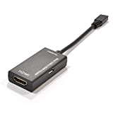 kenable MHL 5 Broches Micro B USB Phone Fiche vers HDMI Adaptateur pour Mobile Téléphones