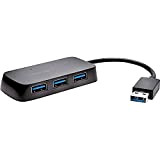 Kensington Hub 4 Ports USB 3.0, Transfert des Données jusqu'à 5 Gbit/s - Installation Plug & Play, Compatible avec HP, ...