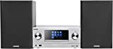 Kenwood M-9000S-S Micro système Hi-FI avec CD, Dab +, Radio Internet, Spotify, FM, Bluetooth, USB et Grand écran Couleur TFT