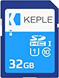 Keple 32GB 32Go SD Memoire Carte de High Speed SD SDcarte Compatible avec Canon EOS 70D, 6D, 100D, 600D, 1100D, ...