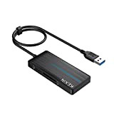 KEXIN HUB USB 3.0 vers 3 Ports USB 3.0 et Lecteur de Carte TF/SD, 5 en 1 Adaptateur Multi Ports, ...