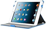 Khomo Étui de Protection pour Tablette avec dragonne et Support intégré iPad 5 Air Bleu - Bleu