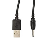 Kingfisher Technology 2 m chargeur USB de 5 V 2 A PC Noir câble d'alimentation Lead Adaptor (22awg) pour annke I21yb Cube Camera